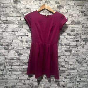 EUC BXC Magenta Fit and Flare Dress Size 3